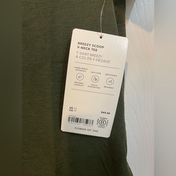 Athleta V-Neck Tee - Picture 3 of 7